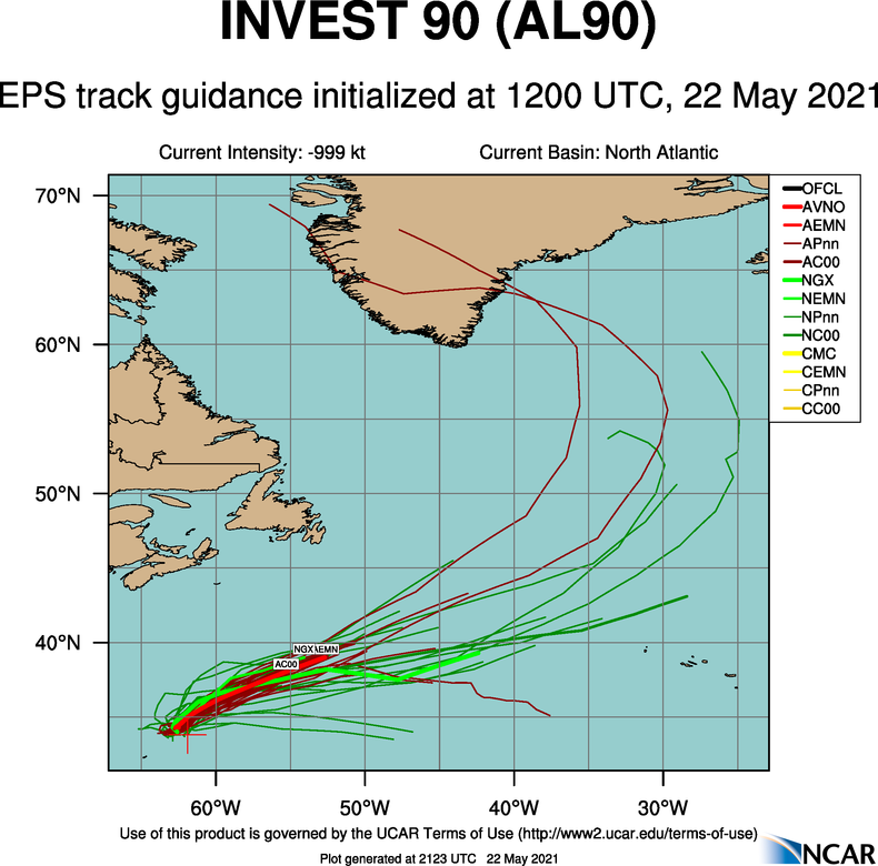 Tracking Invest 90L 2021 Hurricane Season « Track The Tropics