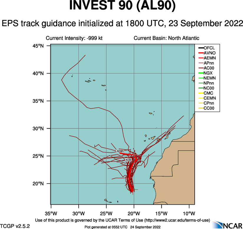 Tracking Invest 90L 2022 Hurricane Season « Track The Tropics