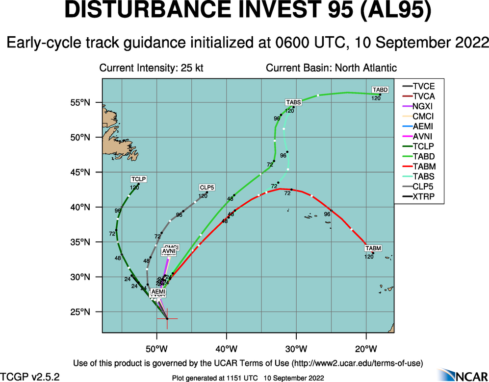 Investigation (Invest) Area 95L 2022 Hurricane Season « Track The