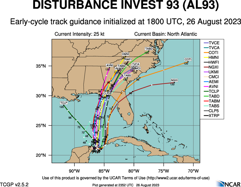 Investigation (Invest) Area 93L 2023 Hurricane Season « 2023