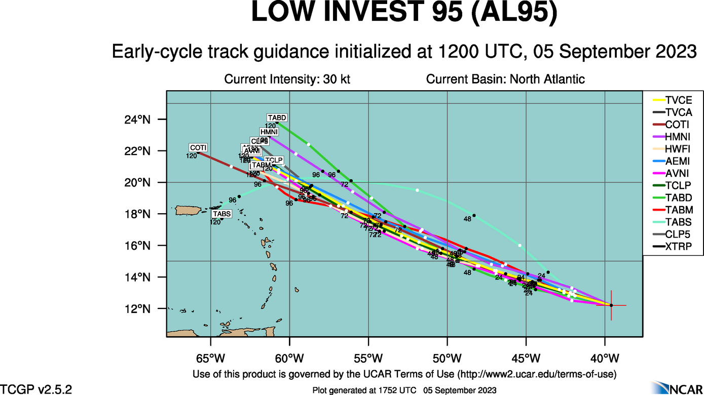 Investigation (Invest) Area 95L 2023 Hurricane Season « 2023