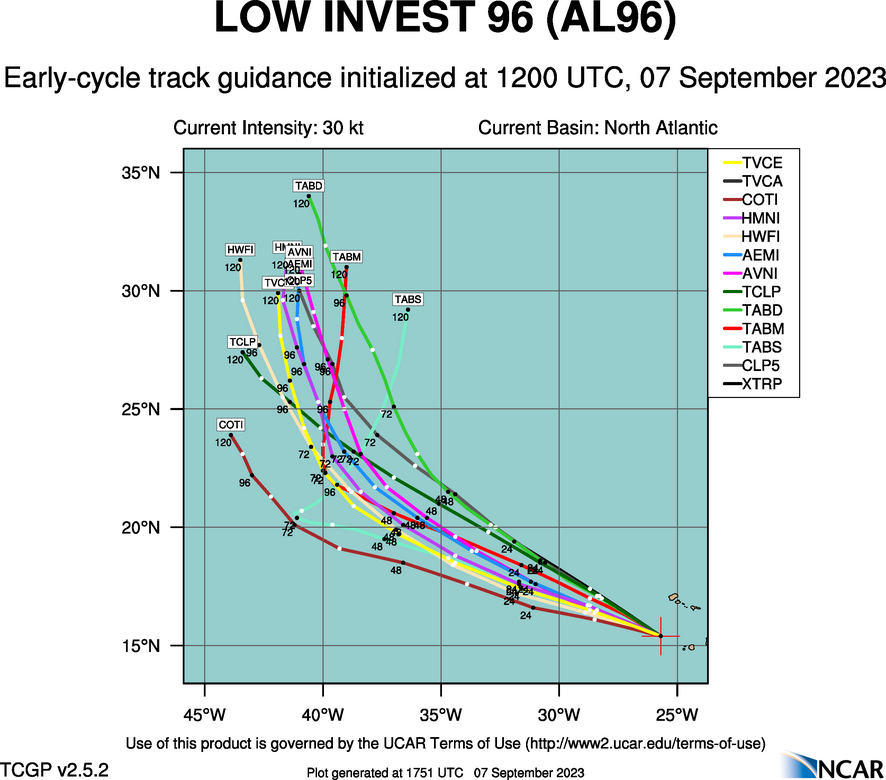 Investigation (Invest) Area 96L 2023 Hurricane Season « 2023