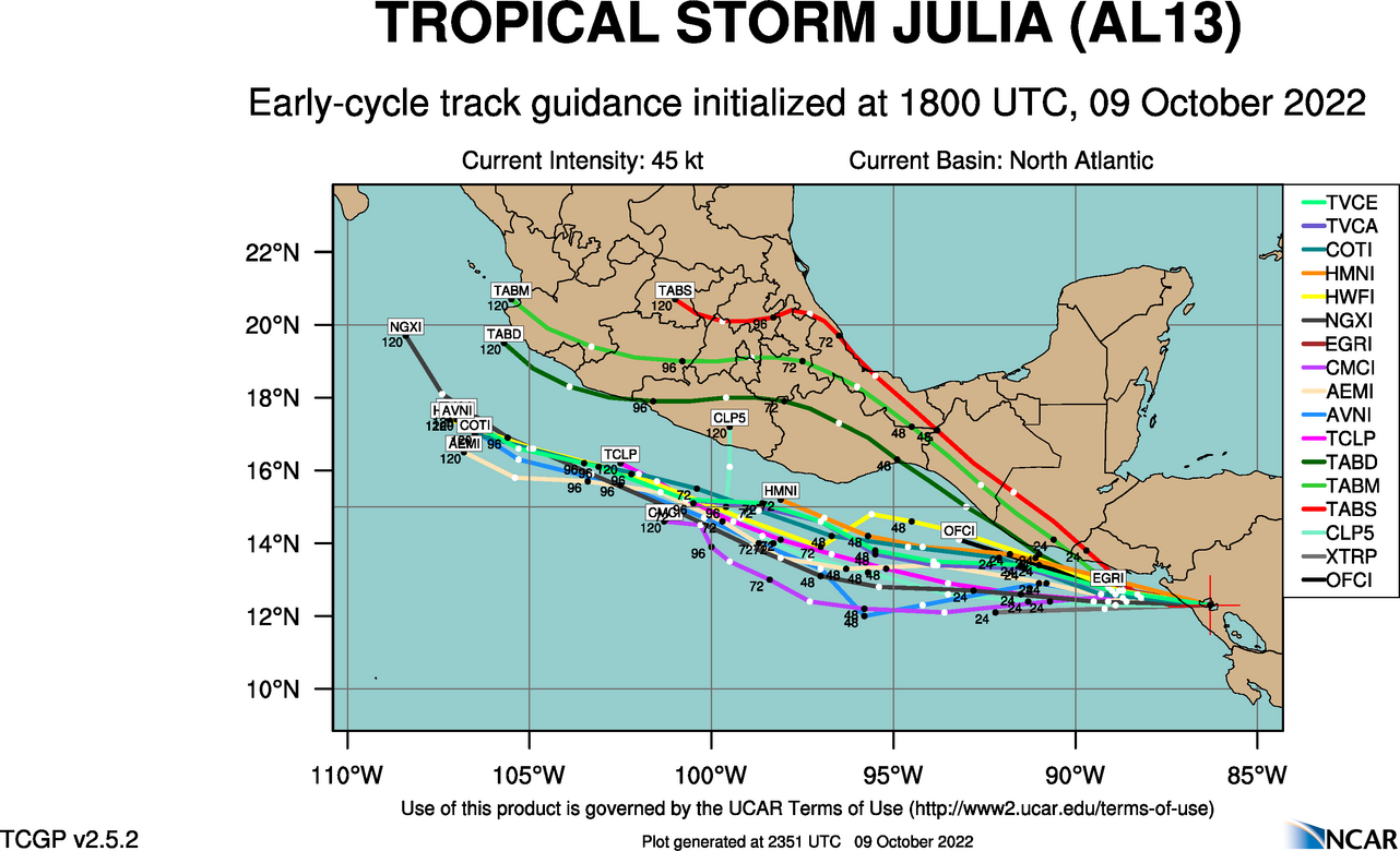 Tracking Julia 2022 Atlantic Hurricane Season « 2024 Hurricane Season