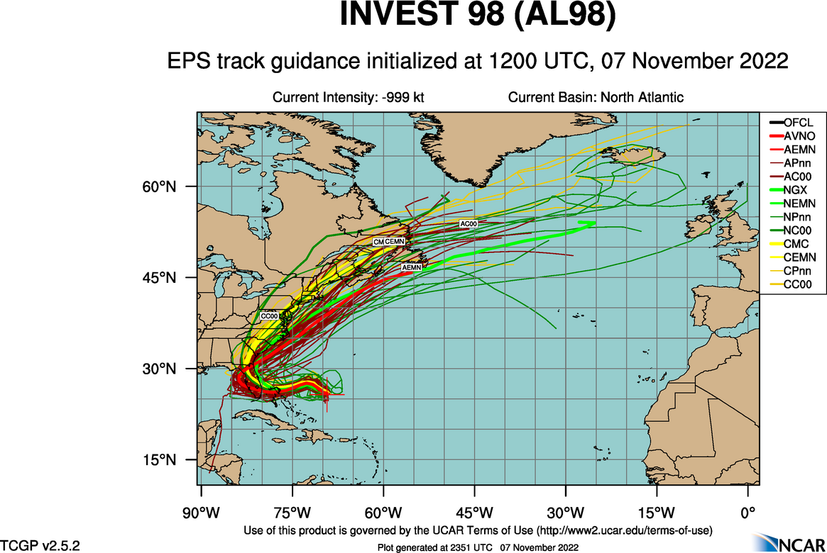 Investigation (Invest) Area 98L 2022 Hurricane Season « 2023