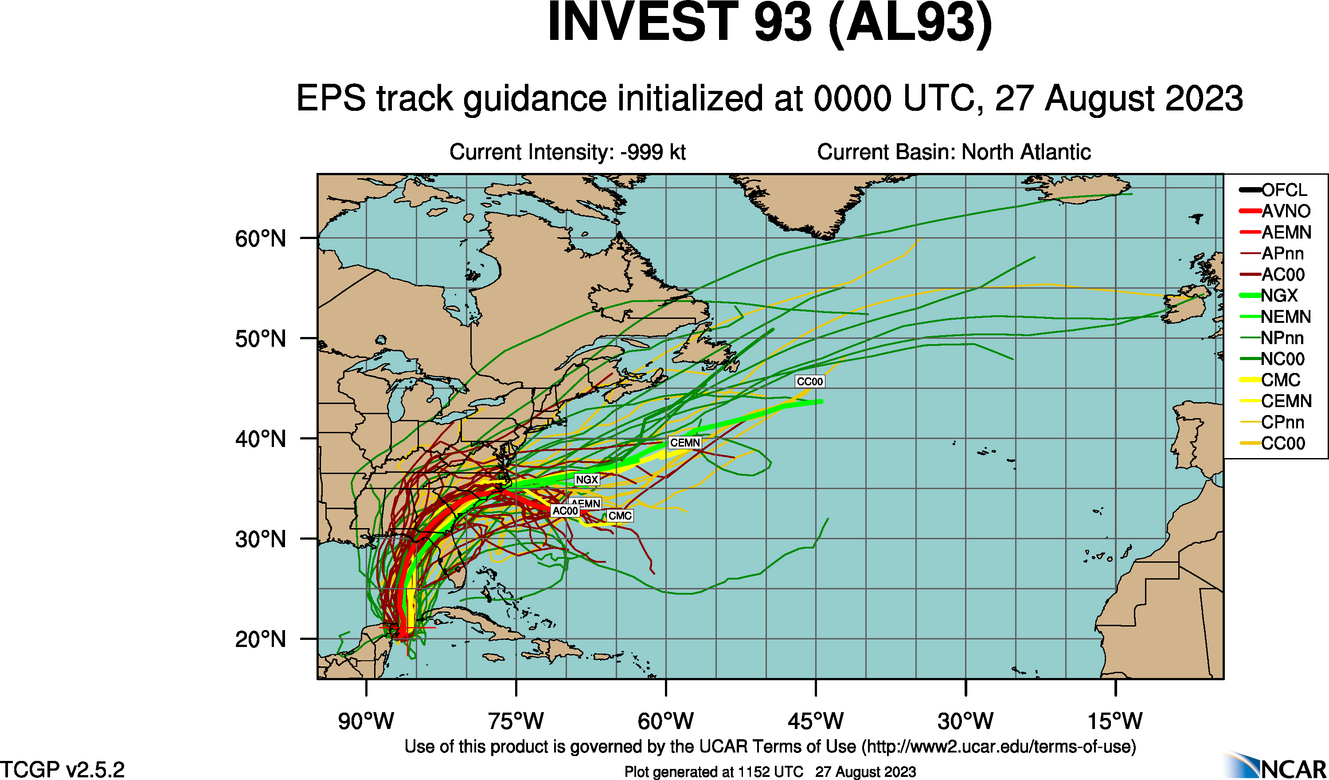 Investigation (Invest) Area 93L 2023 Hurricane Season « 2023