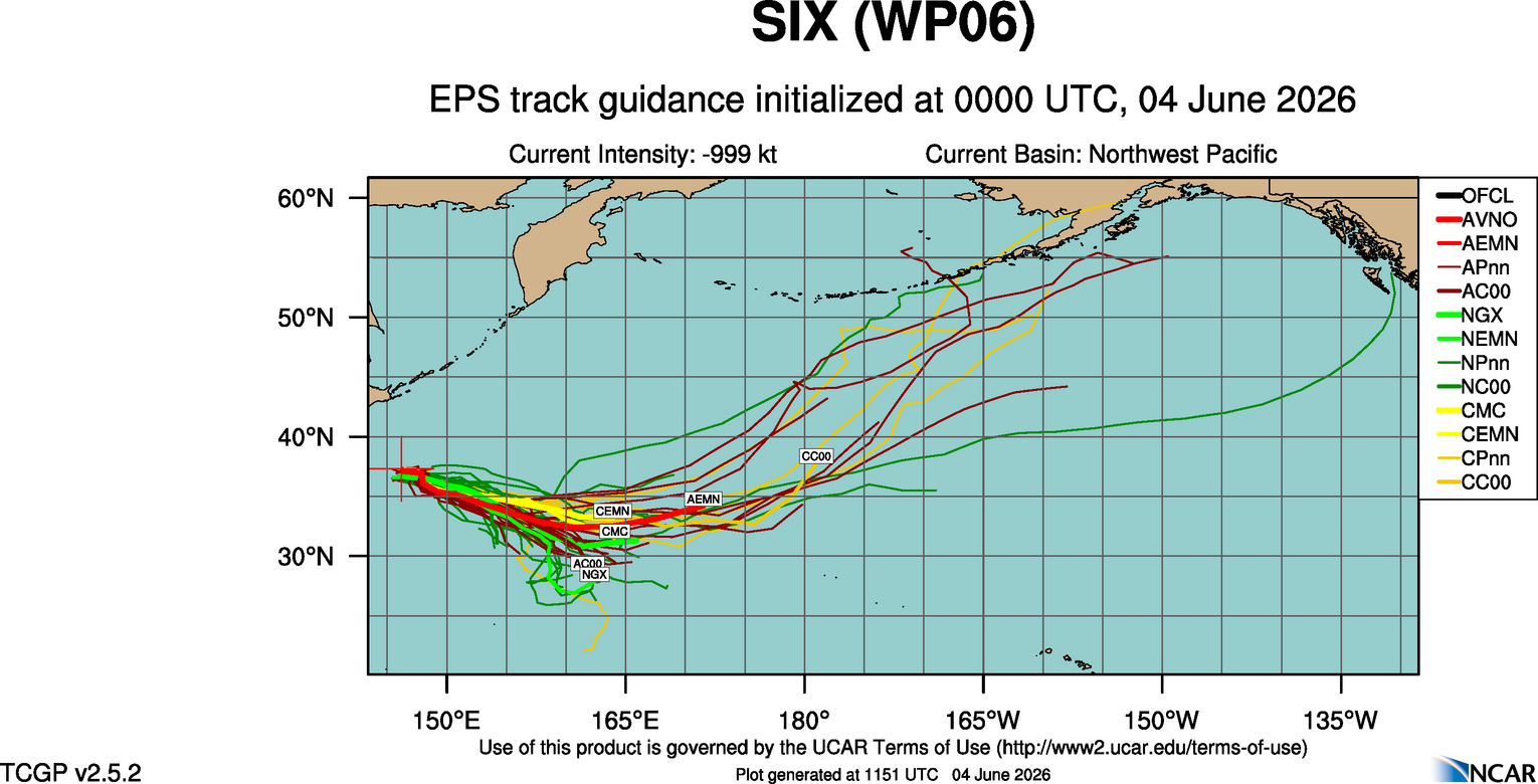 RAL | Tropical Cyclone Guidance Project | Real-Time Guidance | SIX
